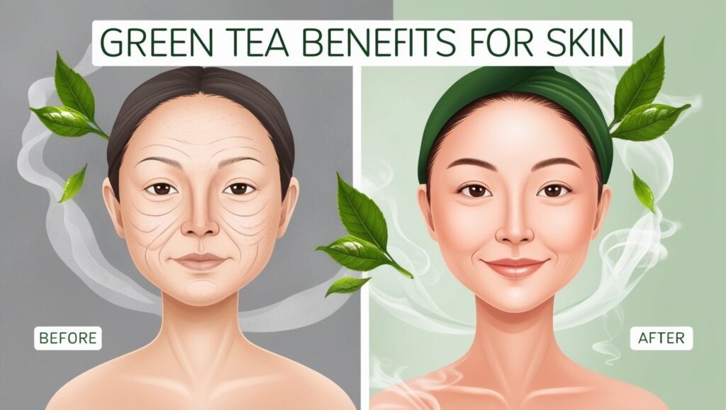 Green Tea Benefits for Skin Before and After